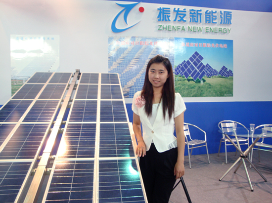 振发新能源亮相2012年上海SNEC光伏展会